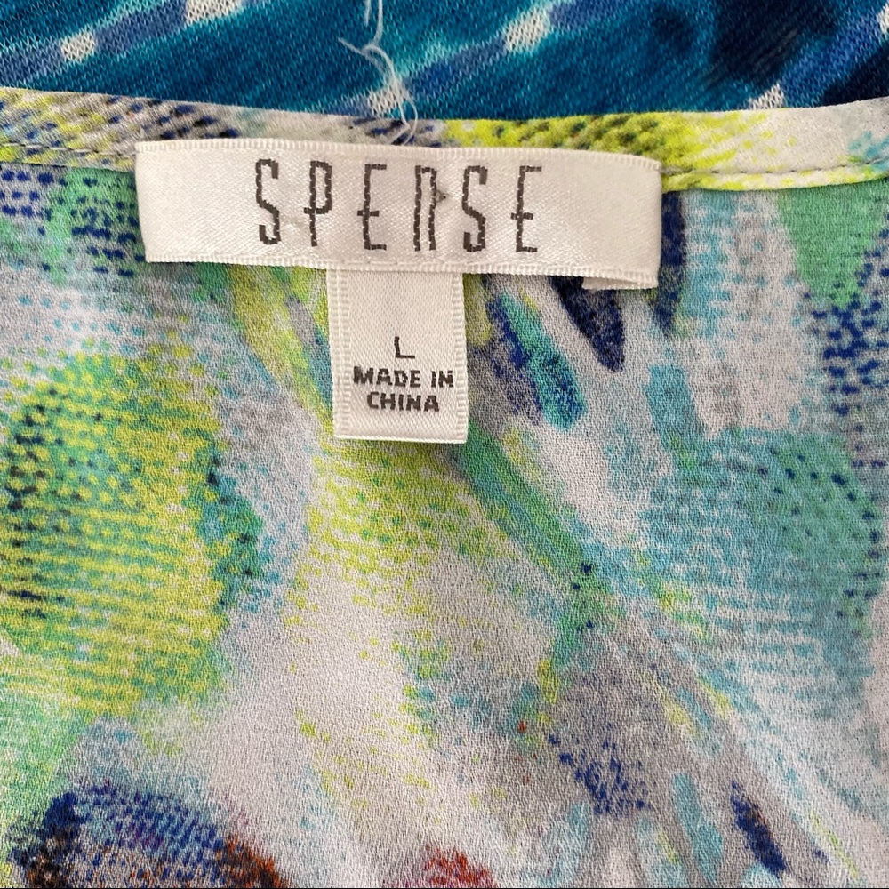 Spense Multicolor Abstract Print Top - Picture 5 of 5